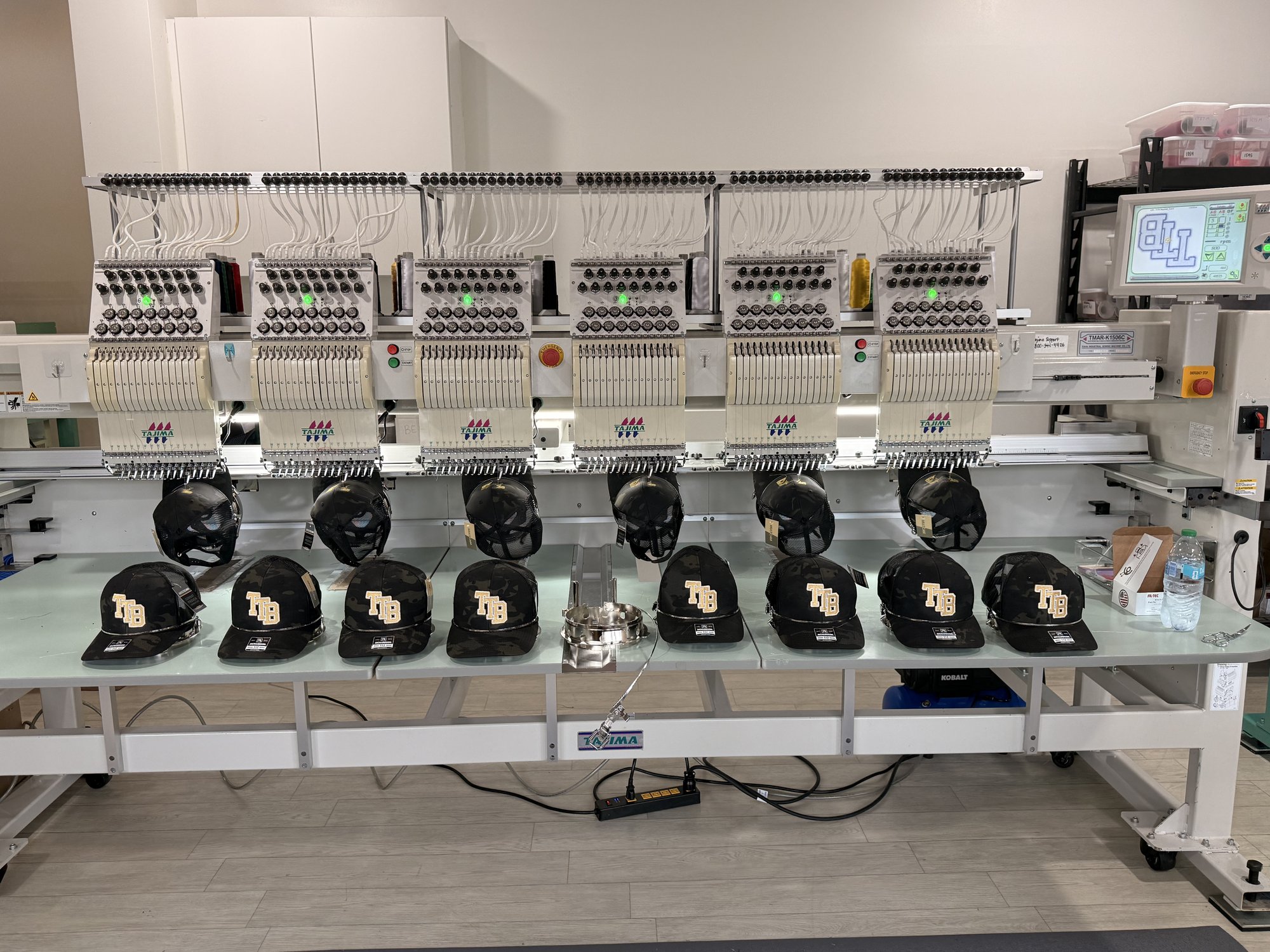 Tajima multi-head machine